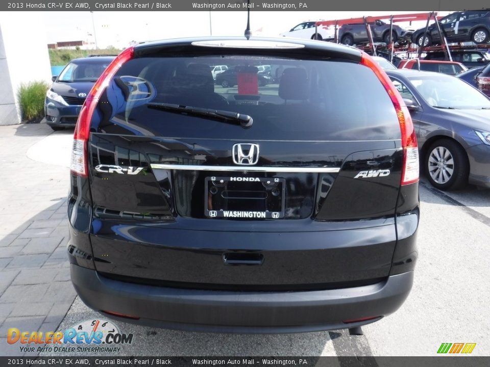 2013 Honda CR-V EX AWD Crystal Black Pearl / Black Photo #9