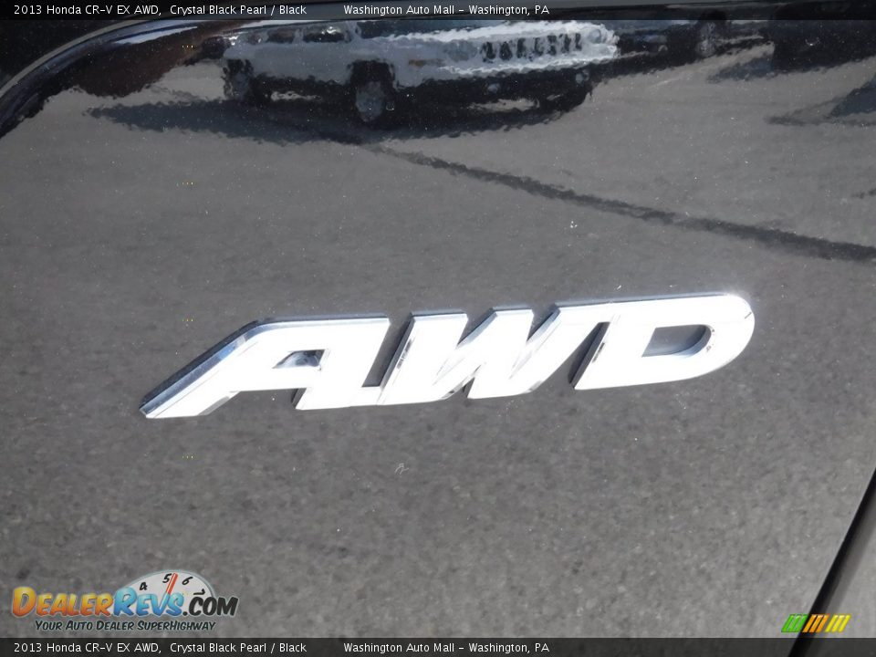 2013 Honda CR-V EX AWD Crystal Black Pearl / Black Photo #10