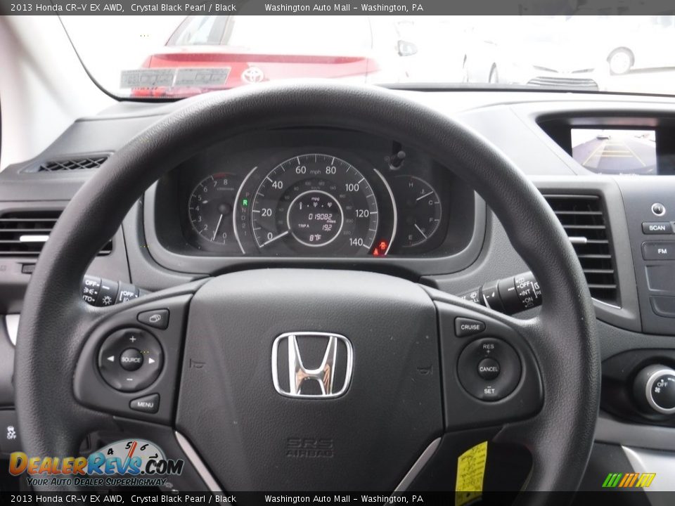 2013 Honda CR-V EX AWD Crystal Black Pearl / Black Photo #18