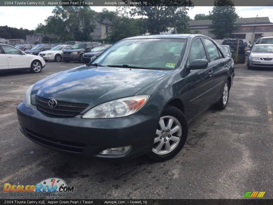 2004 Toyota Camry XLE Aspen Green Pearl / Taupe Photo #1
