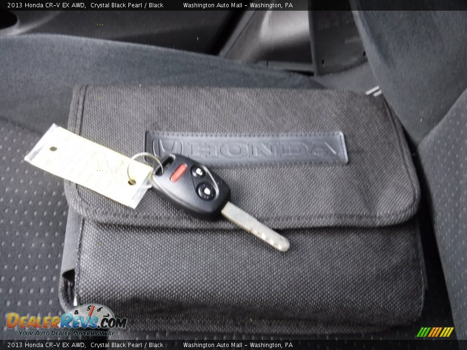 2013 Honda CR-V EX AWD Crystal Black Pearl / Black Photo #23