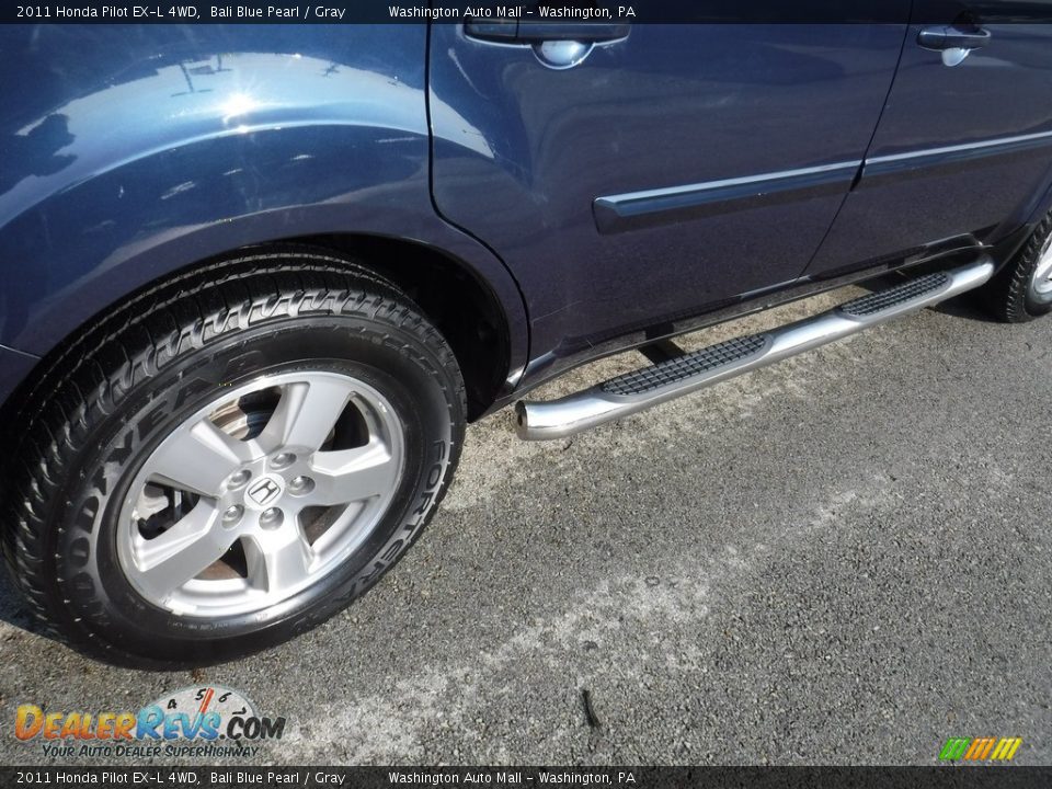 2011 Honda Pilot EX-L 4WD Bali Blue Pearl / Gray Photo #3