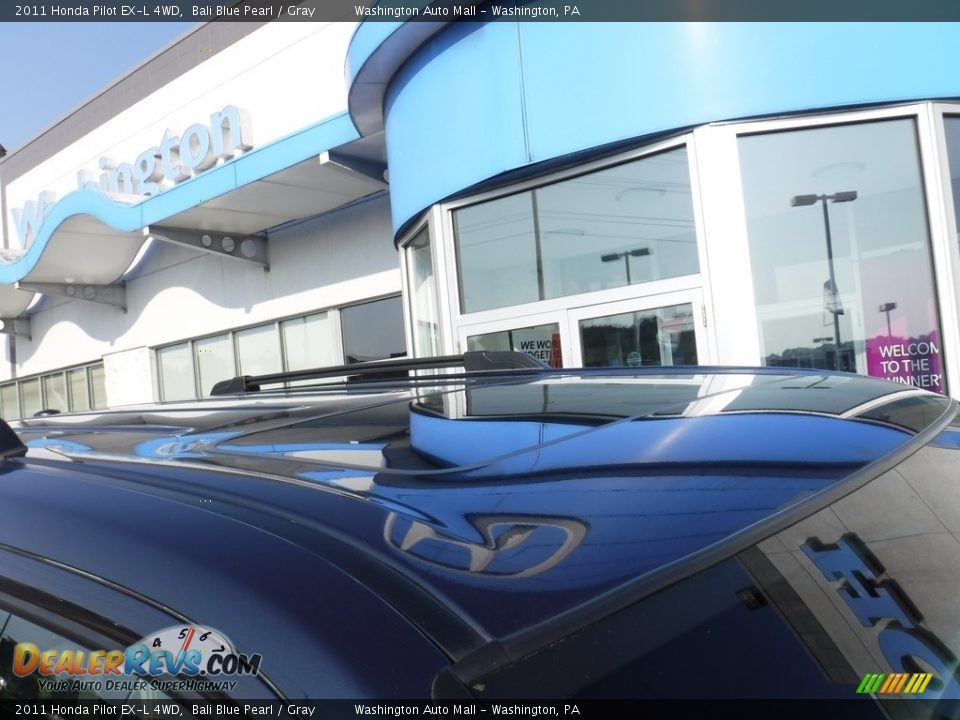 2011 Honda Pilot EX-L 4WD Bali Blue Pearl / Gray Photo #4