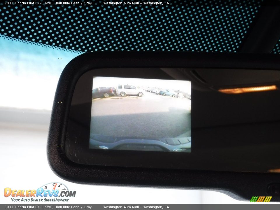 2011 Honda Pilot EX-L 4WD Bali Blue Pearl / Gray Photo #17