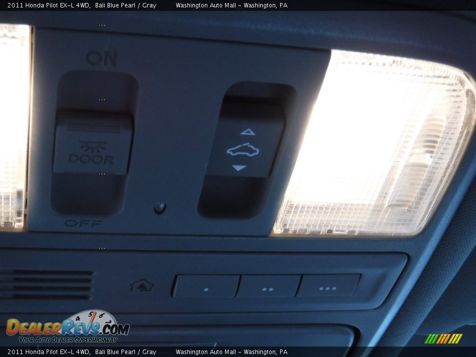 2011 Honda Pilot EX-L 4WD Bali Blue Pearl / Gray Photo #18