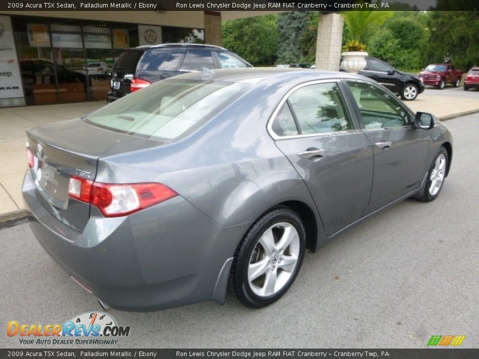 2009 Acura TSX Sedan Palladium Metallic / Ebony Photo #2