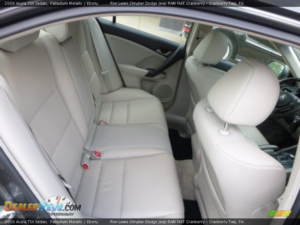 2009 Acura TSX Sedan Palladium Metallic / Ebony Photo #4