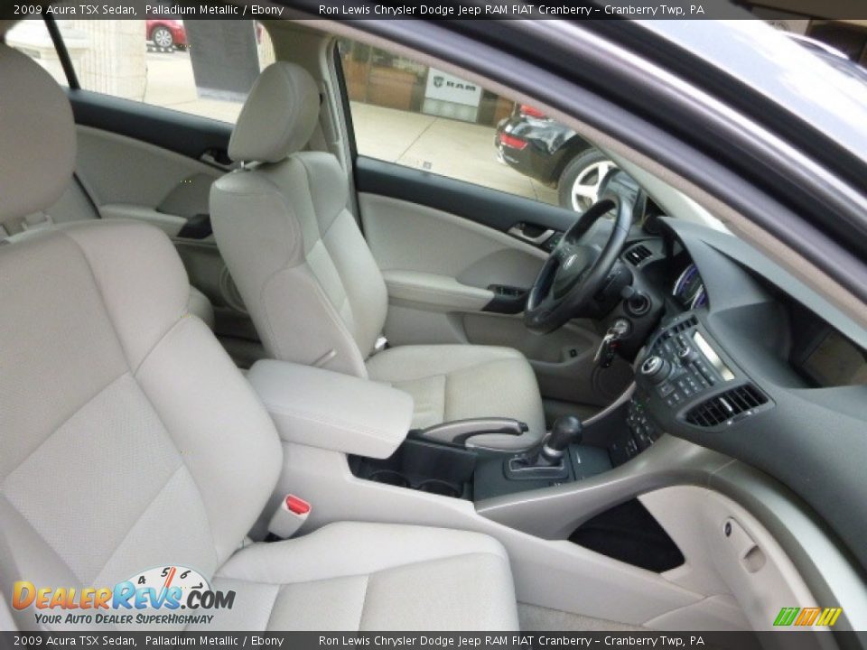 2009 Acura TSX Sedan Palladium Metallic / Ebony Photo #5