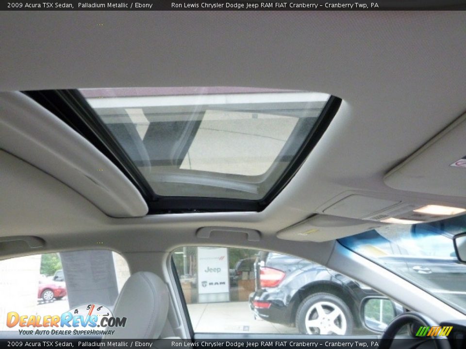 2009 Acura TSX Sedan Palladium Metallic / Ebony Photo #7