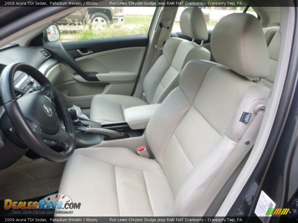 2009 Acura TSX Sedan Palladium Metallic / Ebony Photo #15