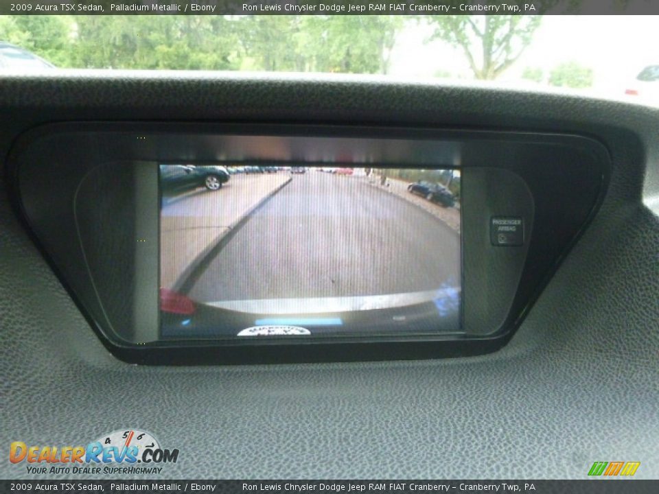 2009 Acura TSX Sedan Palladium Metallic / Ebony Photo #19