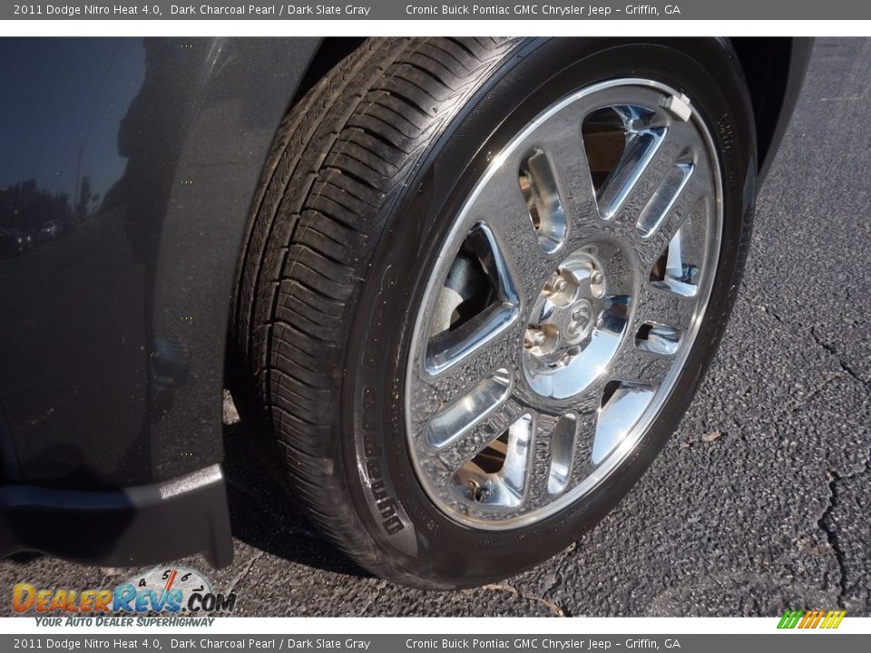 2011 Dodge Nitro Heat 4.0 Dark Charcoal Pearl / Dark Slate Gray Photo #22