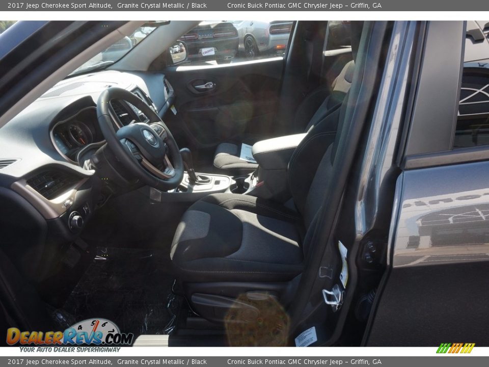 2017 Jeep Cherokee Sport Altitude Granite Crystal Metallic / Black Photo #10