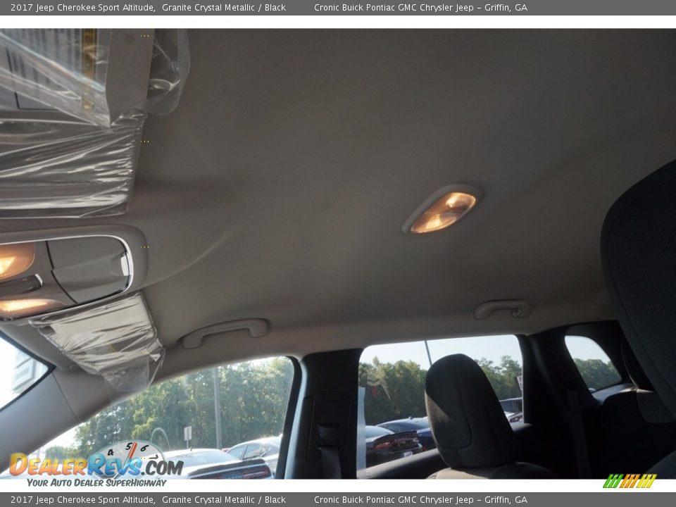 2017 Jeep Cherokee Sport Altitude Granite Crystal Metallic / Black Photo #12