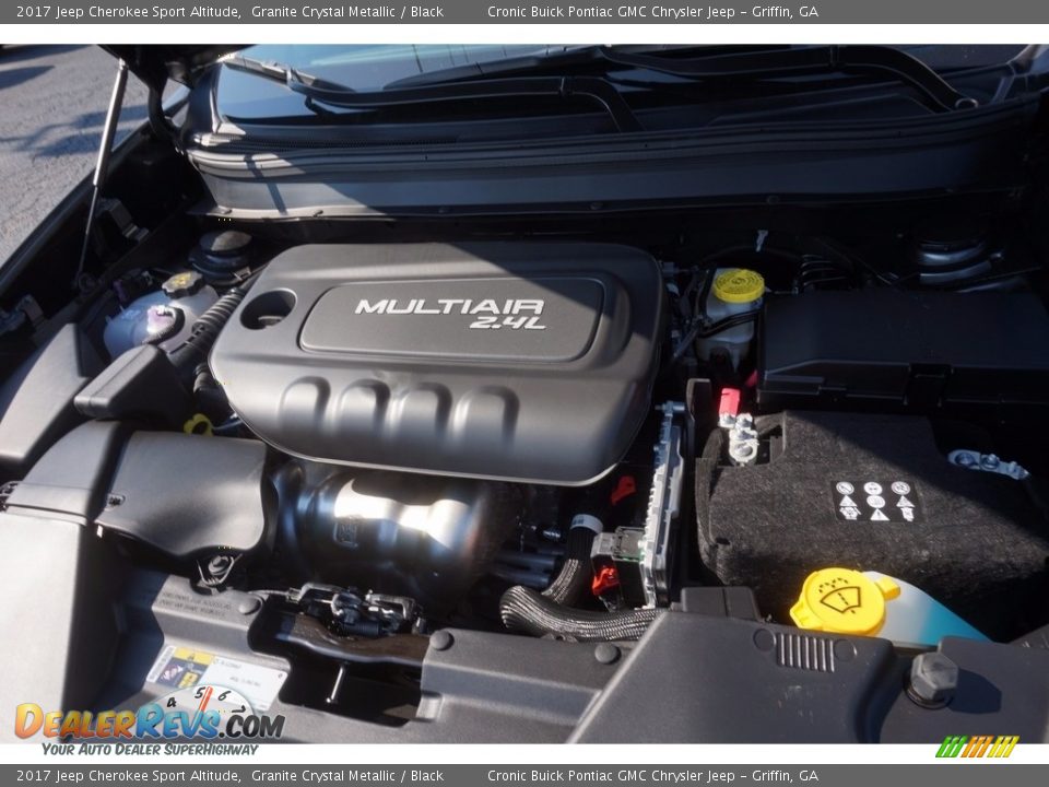 2017 Jeep Cherokee Sport Altitude Granite Crystal Metallic / Black Photo #13