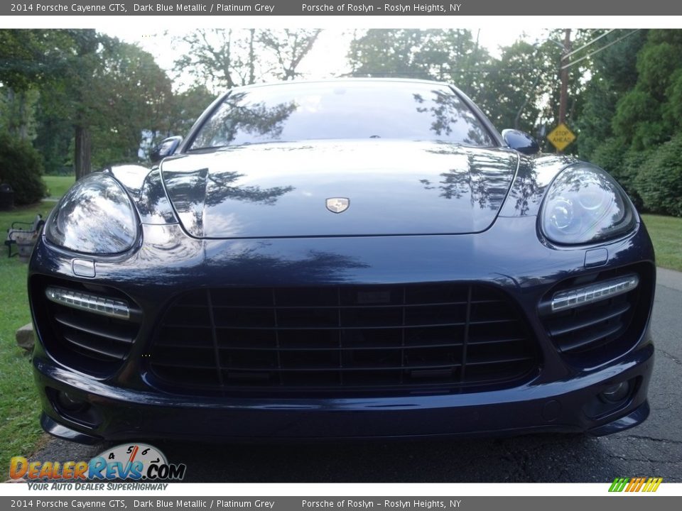 2014 Porsche Cayenne GTS Dark Blue Metallic / Platinum Grey Photo #2