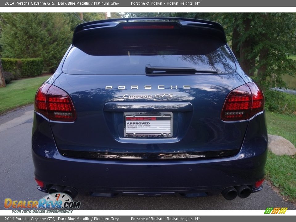 2014 Porsche Cayenne GTS Dark Blue Metallic / Platinum Grey Photo #5