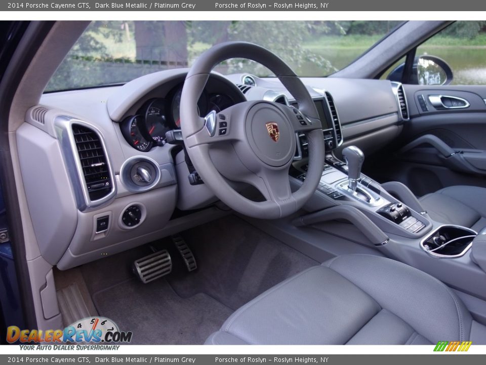 Platinum Grey Interior - 2014 Porsche Cayenne GTS Photo #20