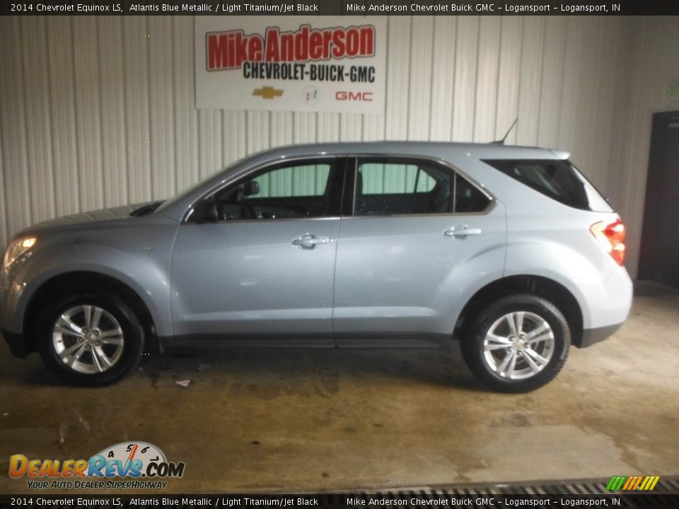 2014 Chevrolet Equinox LS Atlantis Blue Metallic / Light Titanium/Jet Black Photo #1