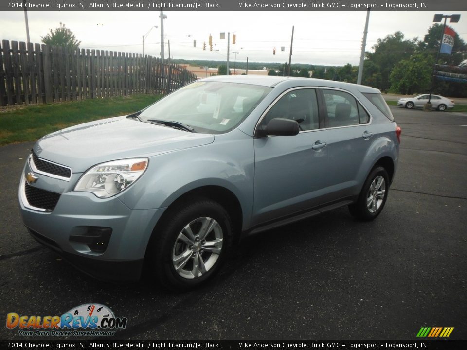 2014 Chevrolet Equinox LS Atlantis Blue Metallic / Light Titanium/Jet Black Photo #2