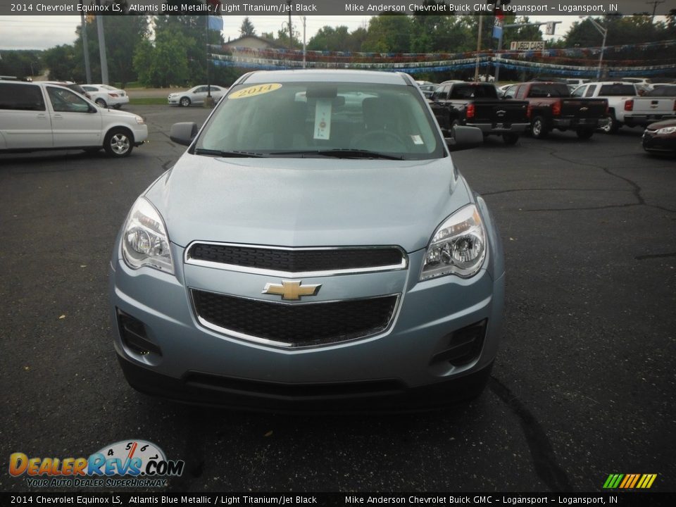 2014 Chevrolet Equinox LS Atlantis Blue Metallic / Light Titanium/Jet Black Photo #3