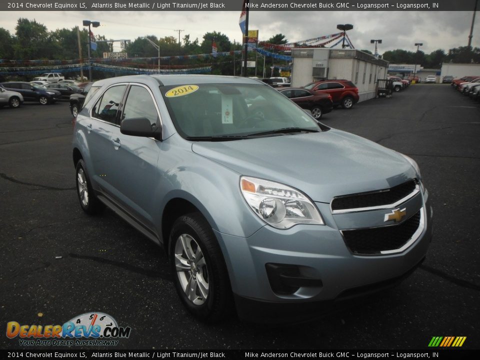 2014 Chevrolet Equinox LS Atlantis Blue Metallic / Light Titanium/Jet Black Photo #4