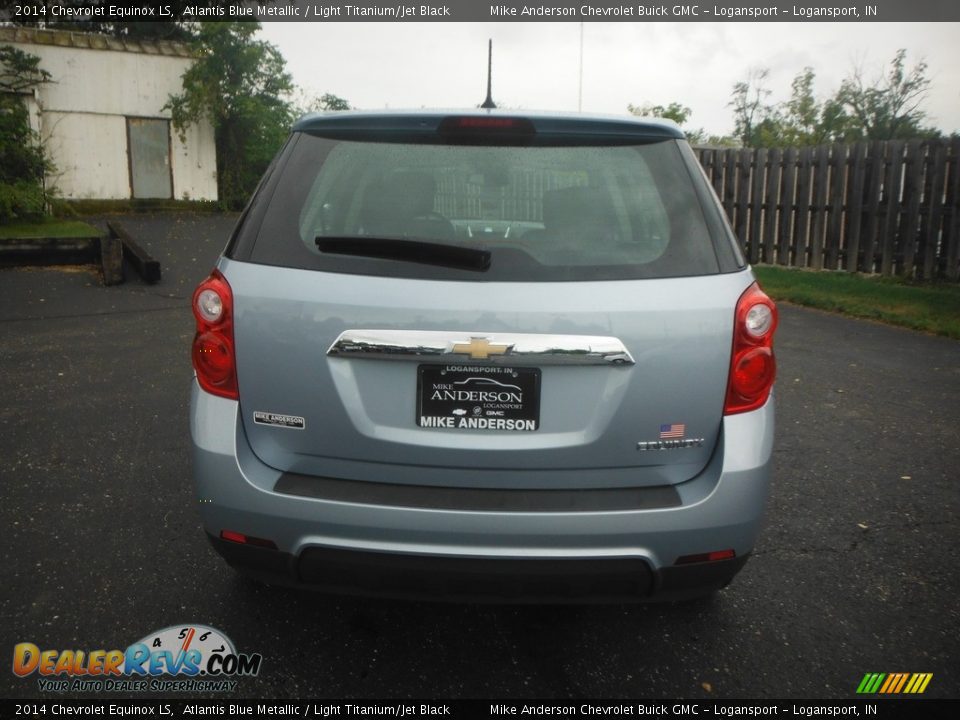 2014 Chevrolet Equinox LS Atlantis Blue Metallic / Light Titanium/Jet Black Photo #5