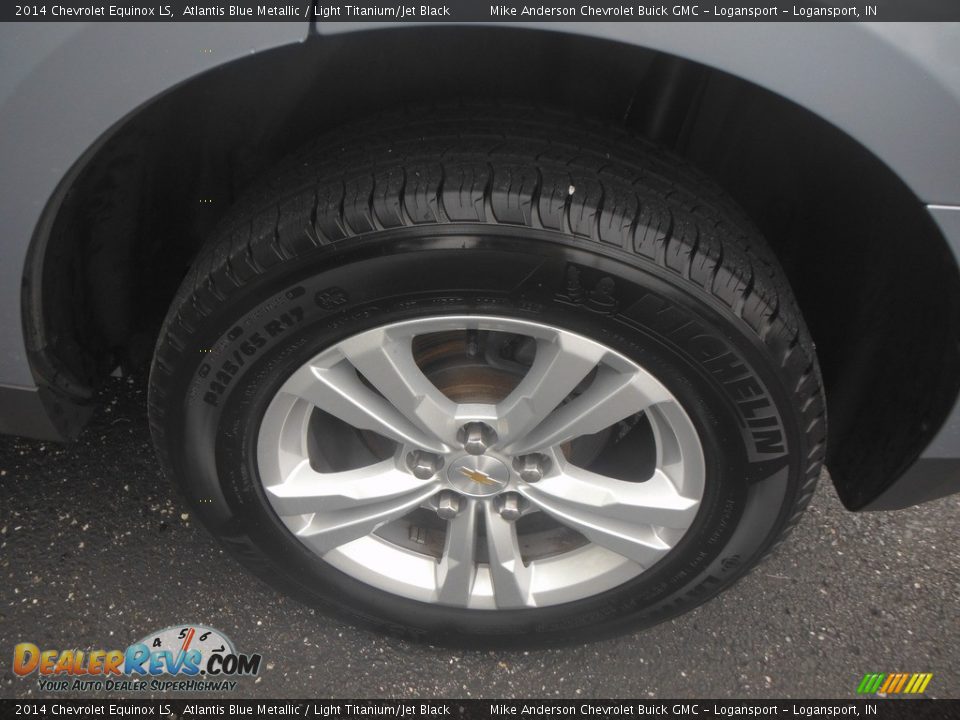 2014 Chevrolet Equinox LS Atlantis Blue Metallic / Light Titanium/Jet Black Photo #7