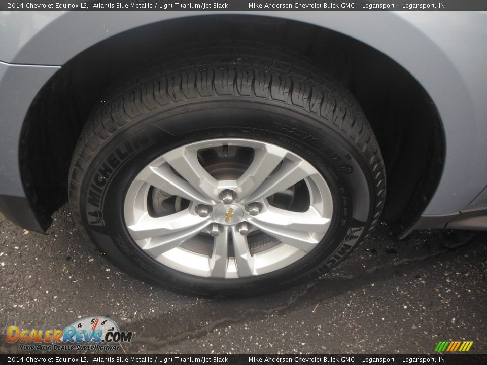 2014 Chevrolet Equinox LS Atlantis Blue Metallic / Light Titanium/Jet Black Photo #8