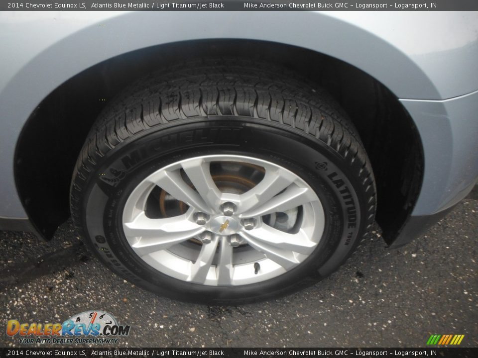 2014 Chevrolet Equinox LS Atlantis Blue Metallic / Light Titanium/Jet Black Photo #9