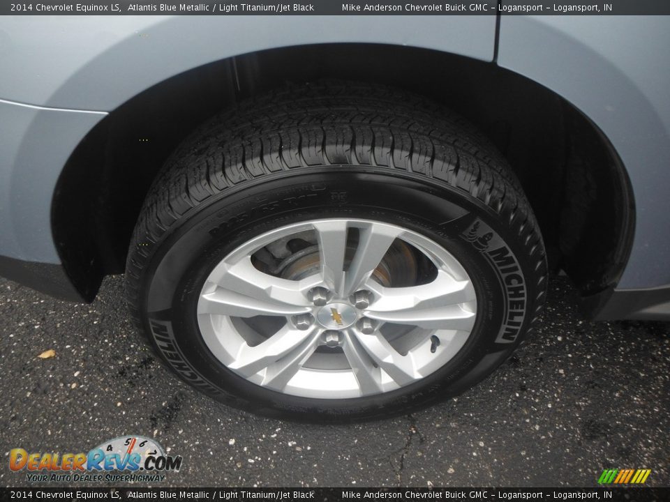 2014 Chevrolet Equinox LS Atlantis Blue Metallic / Light Titanium/Jet Black Photo #10