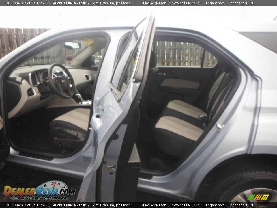 2014 Chevrolet Equinox LS Atlantis Blue Metallic / Light Titanium/Jet Black Photo #11