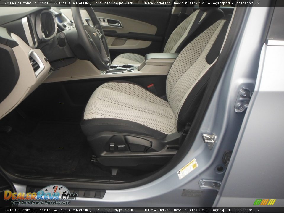 2014 Chevrolet Equinox LS Atlantis Blue Metallic / Light Titanium/Jet Black Photo #12