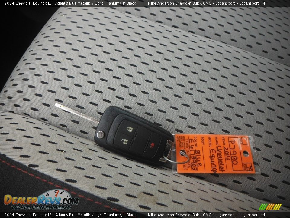 2014 Chevrolet Equinox LS Atlantis Blue Metallic / Light Titanium/Jet Black Photo #16