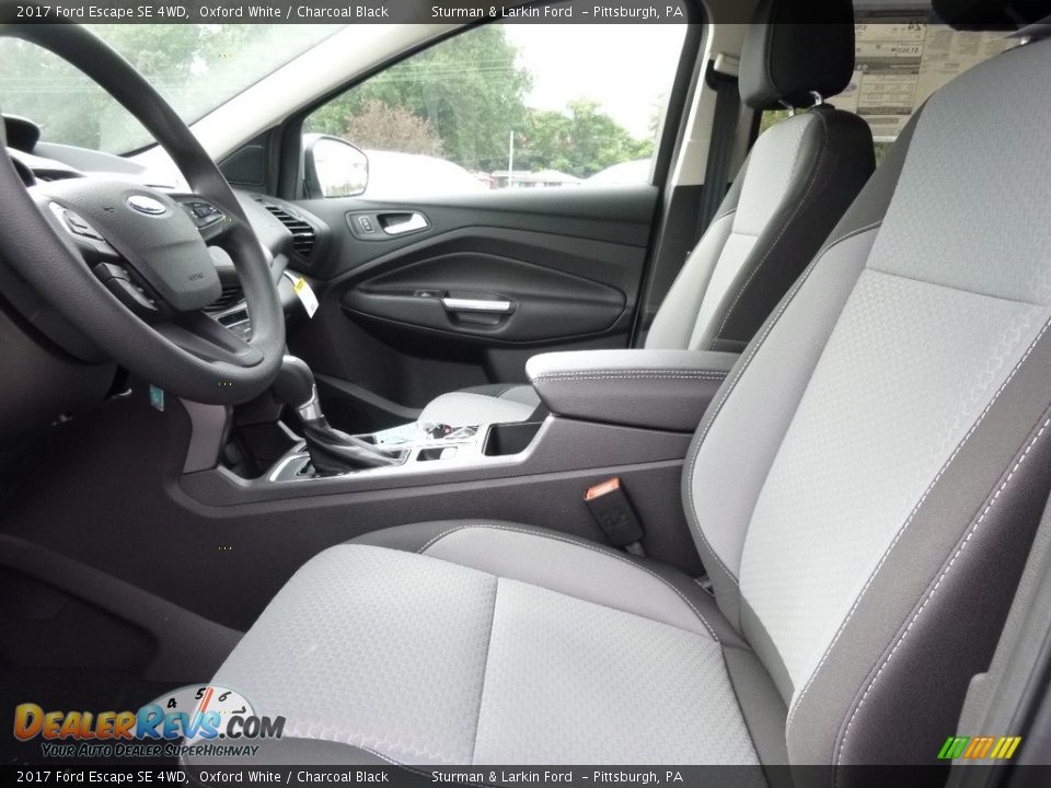 2017 Ford Escape SE 4WD Oxford White / Charcoal Black Photo #7