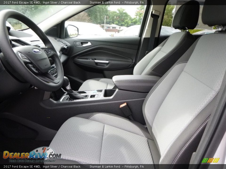 2017 Ford Escape SE 4WD Ingot Silver / Charcoal Black Photo #7