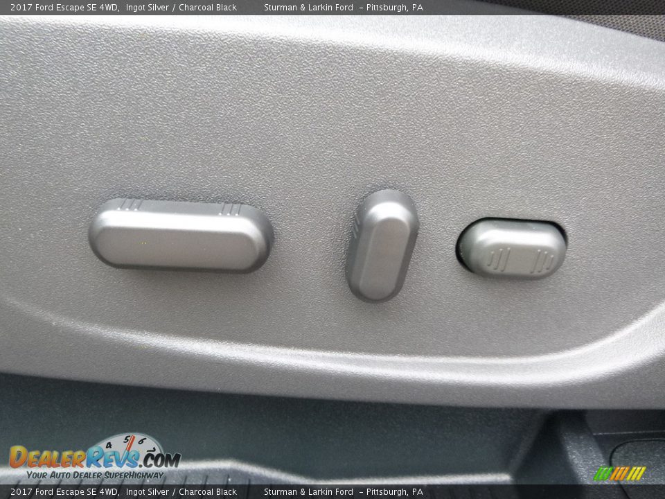 2017 Ford Escape SE 4WD Ingot Silver / Charcoal Black Photo #12