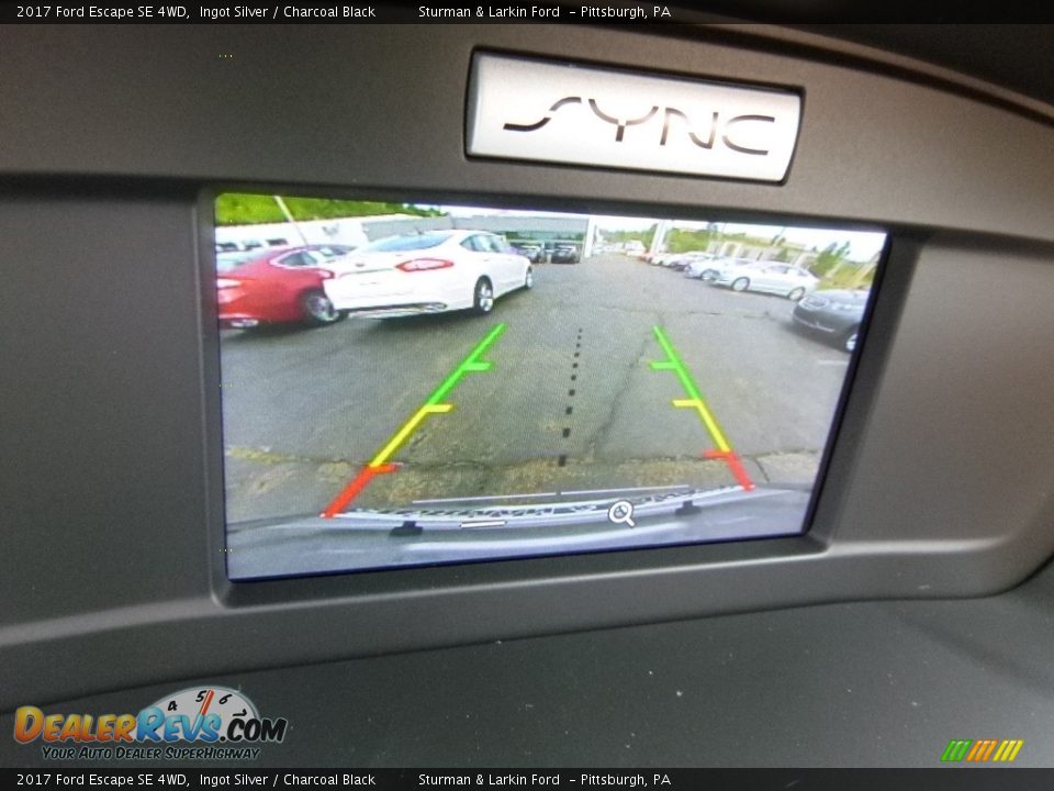 2017 Ford Escape SE 4WD Ingot Silver / Charcoal Black Photo #14