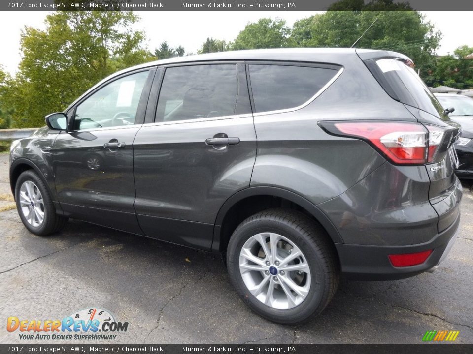 2017 Ford Escape SE 4WD Magnetic / Charcoal Black Photo #4