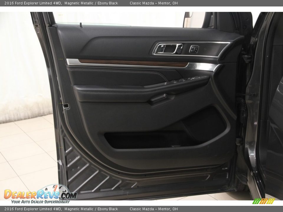 2016 Ford Explorer Limited 4WD Magnetic Metallic / Ebony Black Photo #4