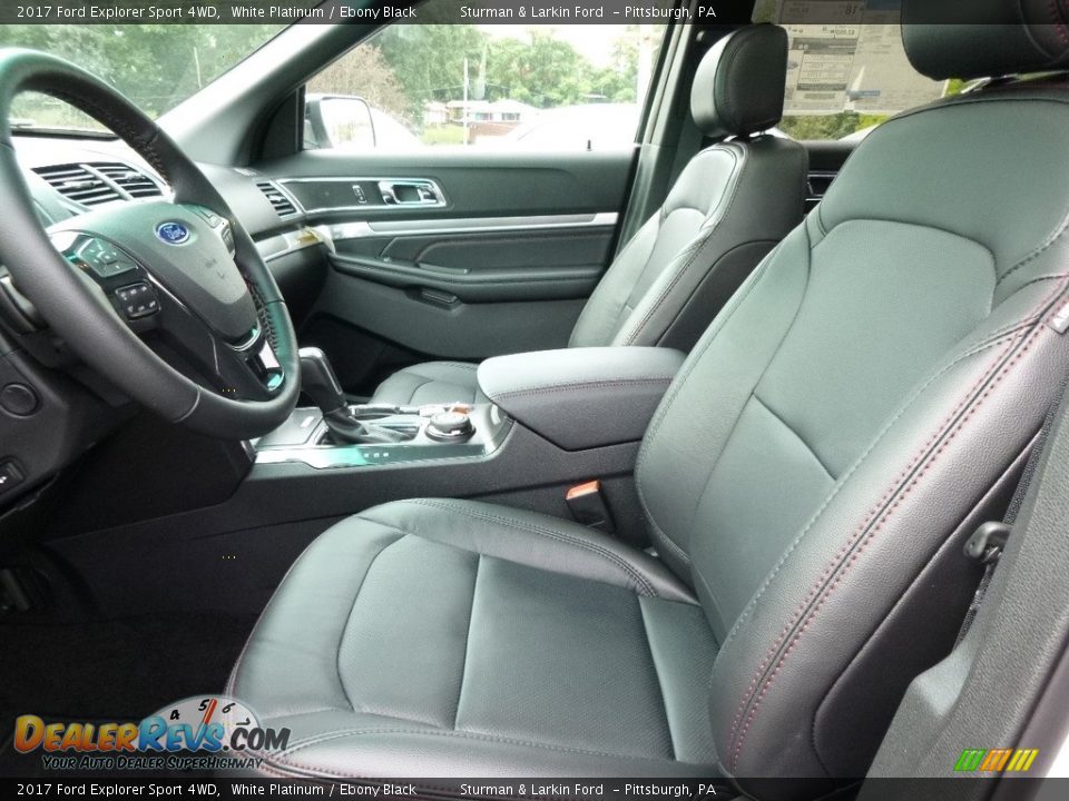 2017 Ford Explorer Sport 4WD White Platinum / Ebony Black Photo #7