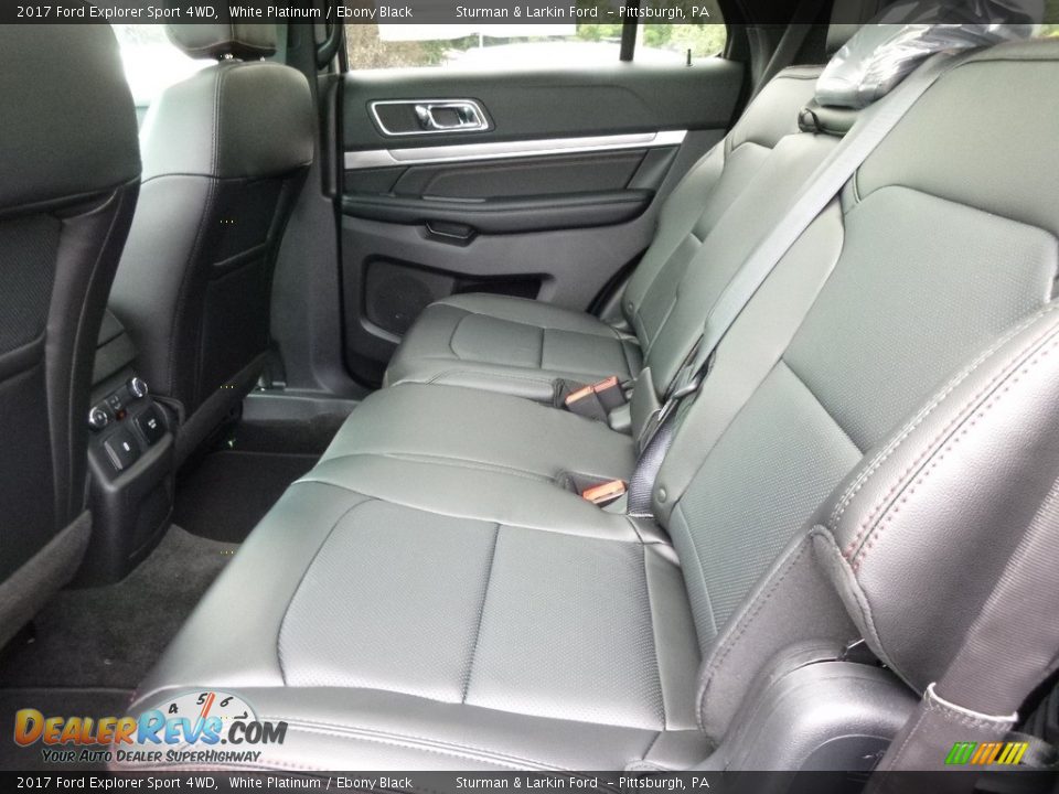 2017 Ford Explorer Sport 4WD White Platinum / Ebony Black Photo #8