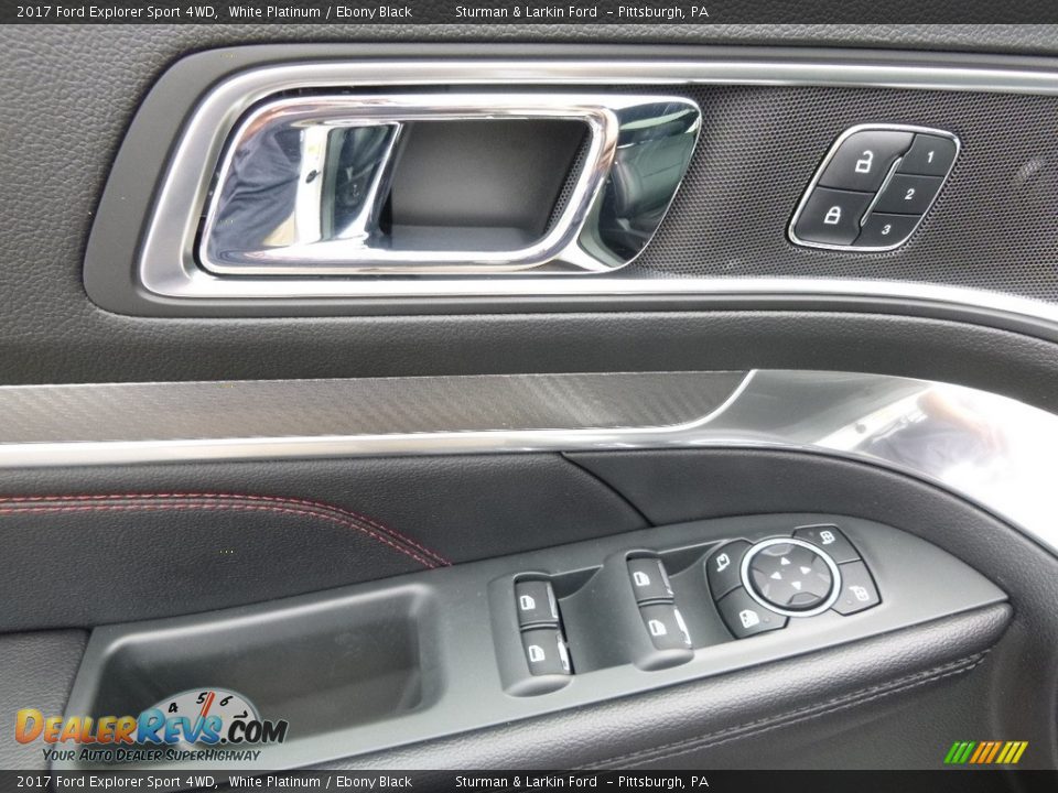 2017 Ford Explorer Sport 4WD White Platinum / Ebony Black Photo #10