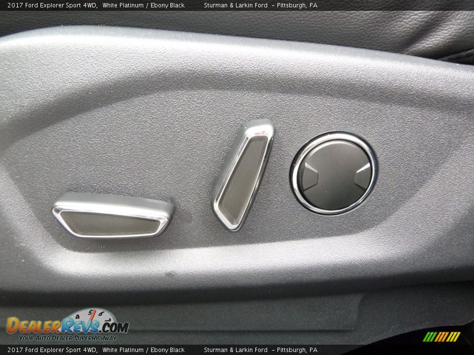 2017 Ford Explorer Sport 4WD White Platinum / Ebony Black Photo #12