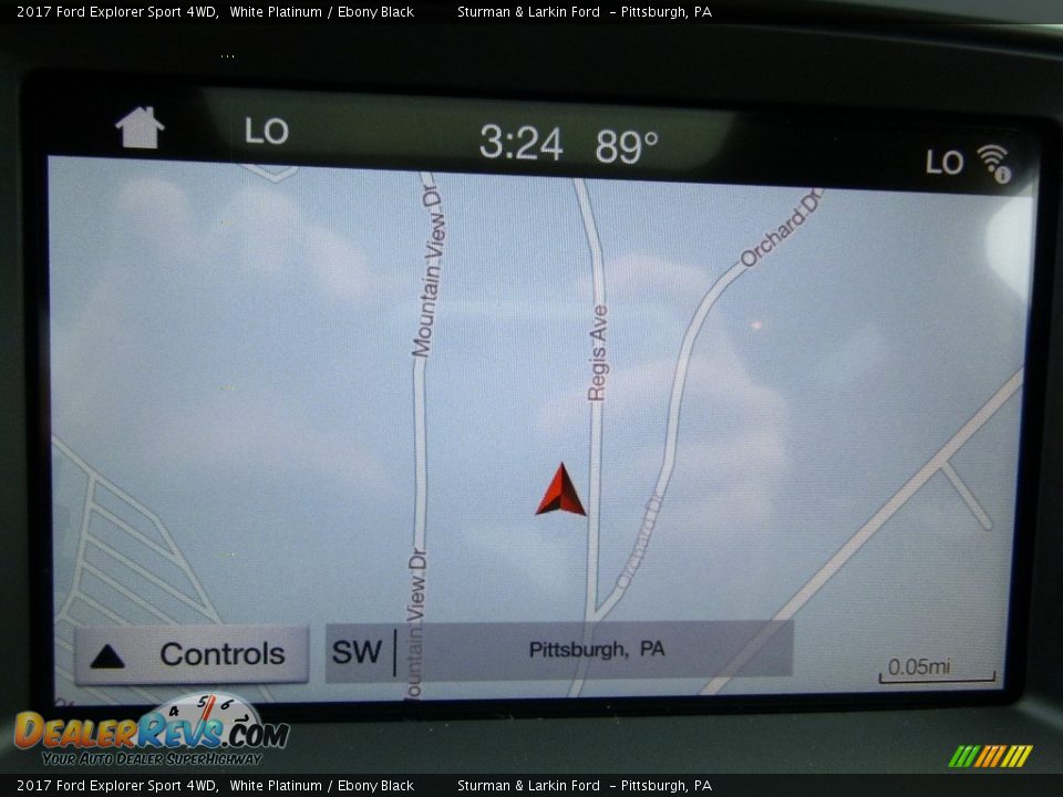 2017 Ford Explorer Sport 4WD White Platinum / Ebony Black Photo #14