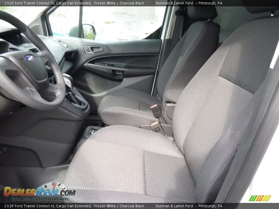 2016 Ford Transit Connect XL Cargo Van Extended Frozen White / Charcoal Black Photo #7