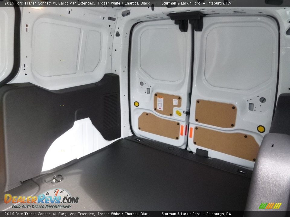 2016 Ford Transit Connect XL Cargo Van Extended Frozen White / Charcoal Black Photo #9