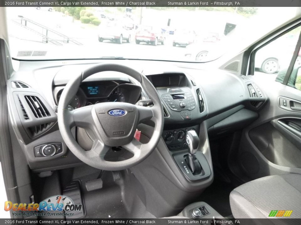 2016 Ford Transit Connect XL Cargo Van Extended Frozen White / Charcoal Black Photo #10