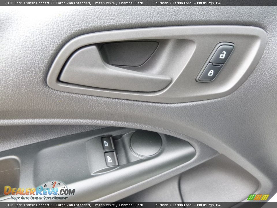 2016 Ford Transit Connect XL Cargo Van Extended Frozen White / Charcoal Black Photo #11