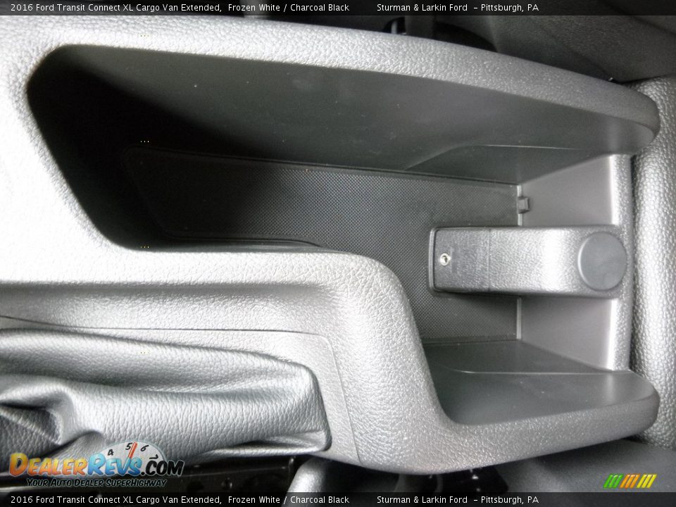 2016 Ford Transit Connect XL Cargo Van Extended Frozen White / Charcoal Black Photo #14
